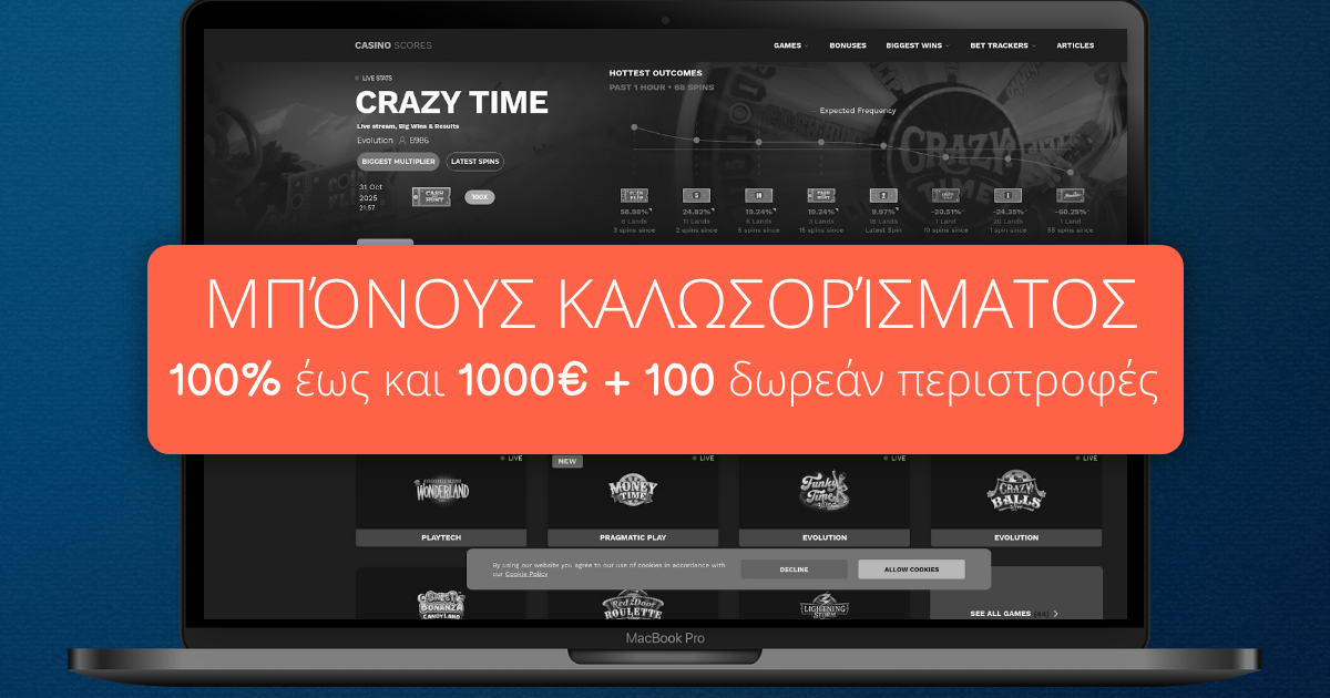 Casino Scores » Επίσημος Ιστότοπος CasinoScores στην Ελλάδα
